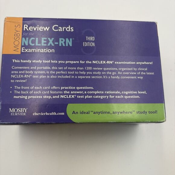 Mosby's Review Cards for the NCLEX-RN® Examination Third Edition Manno - Picture 4 of 5